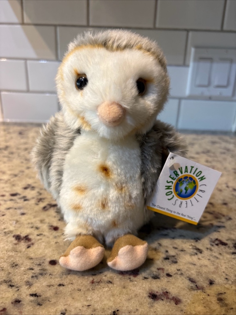 Wildlife Artists Conservation Critters Barn Owl Stuffed Animal #CCR-1760OBN